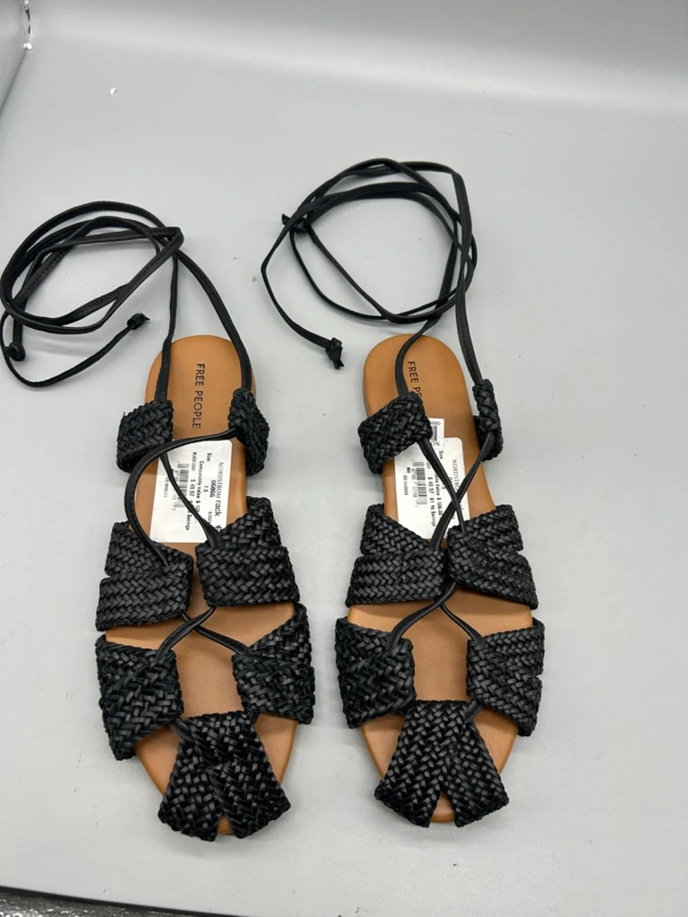 Free People Sunny Gilly Flat Sandals Size 7.5 - Picture 5 of 7